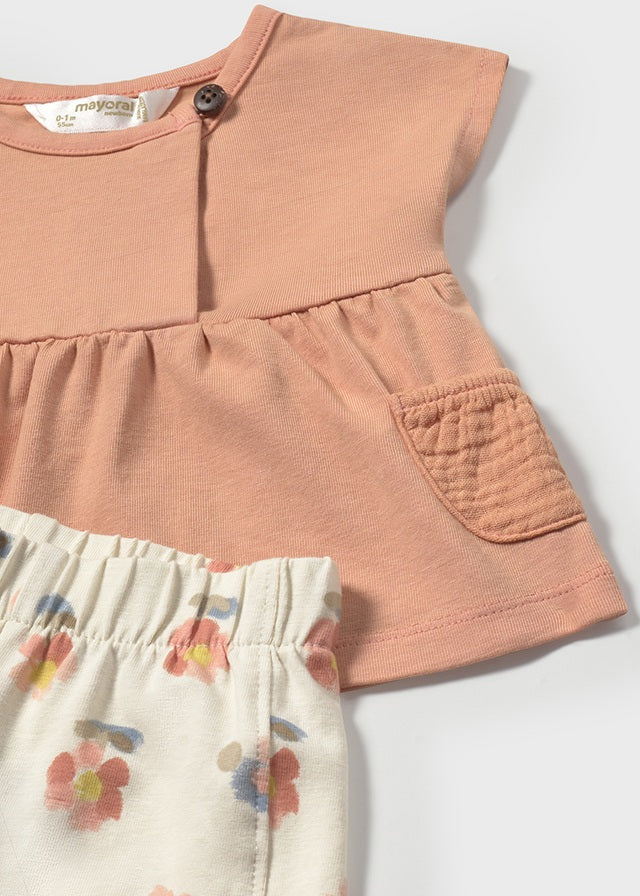 Completi con pantaloncino corto in cotone