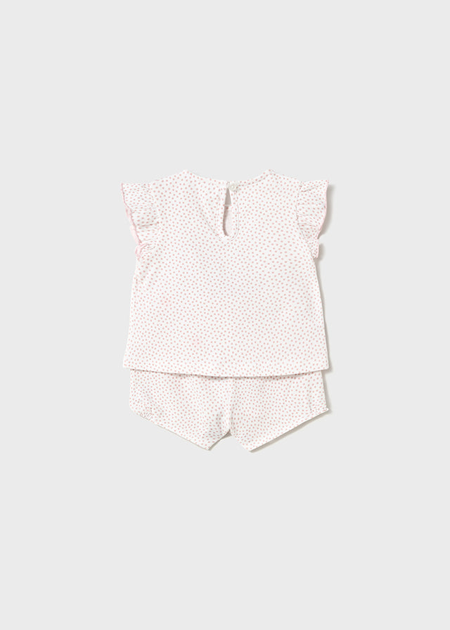 Completi con pantaloncino corto in cotone