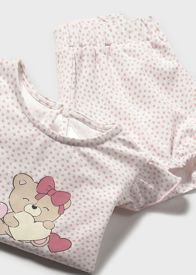 Completi con pantaloncino corto in cotone