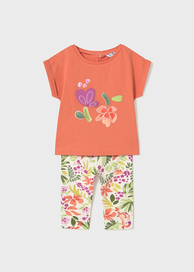 Completo leggings  3/4 stampato