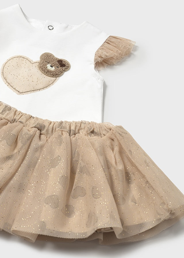 Completo con gonna di tulle