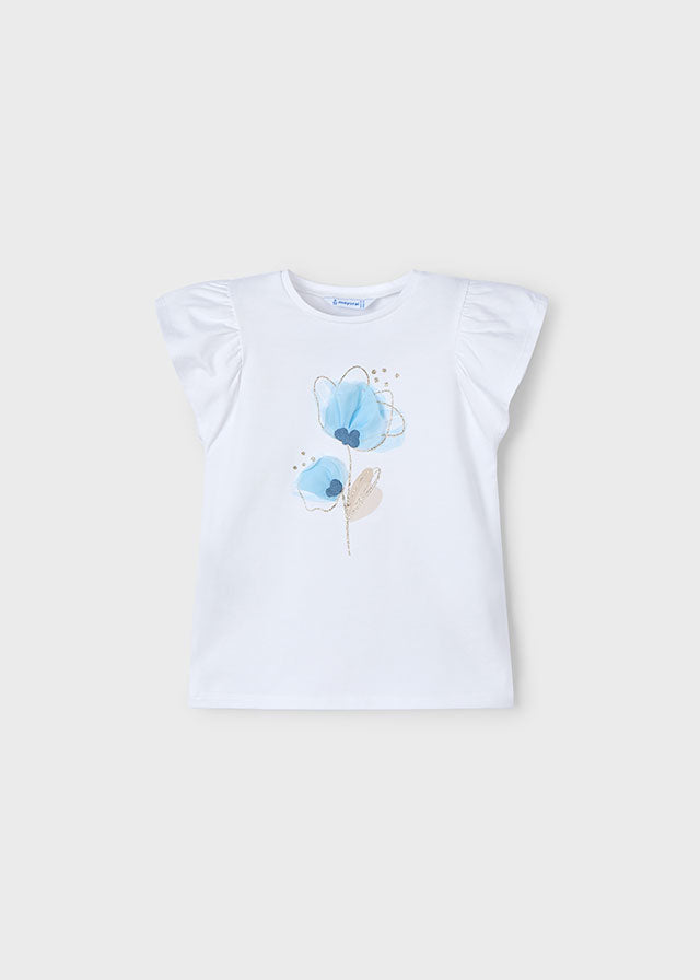 Maglietta m/c fiori