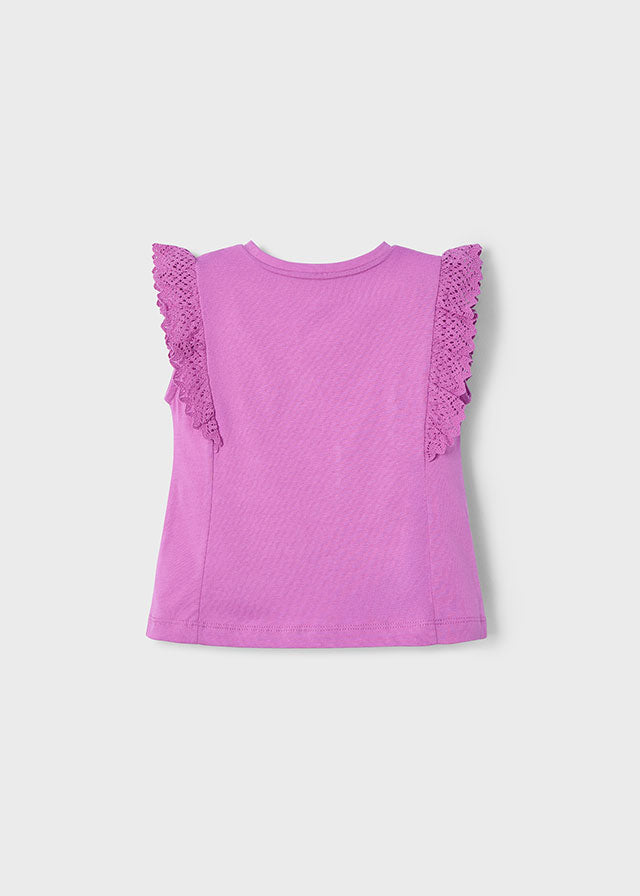 Maglietta m/c crochet