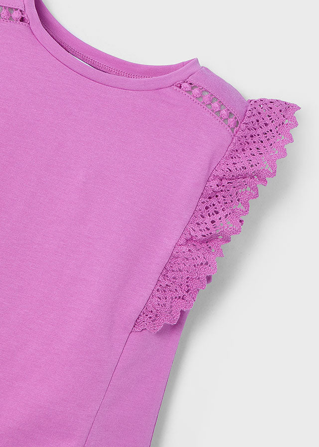 Maglietta m/c crochet