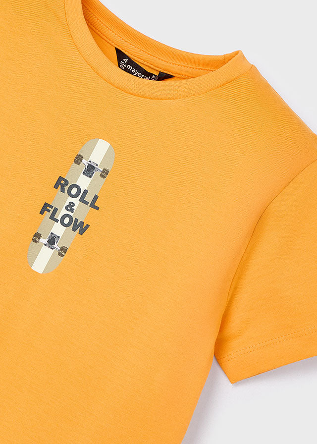 Maglietta m/c "roll and flow"