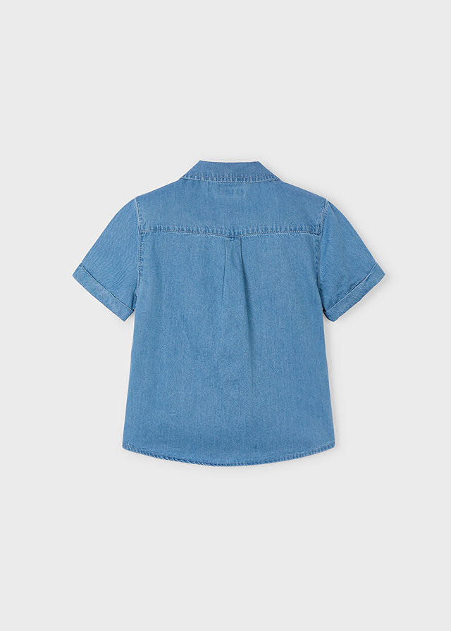 Camicia m/c denim