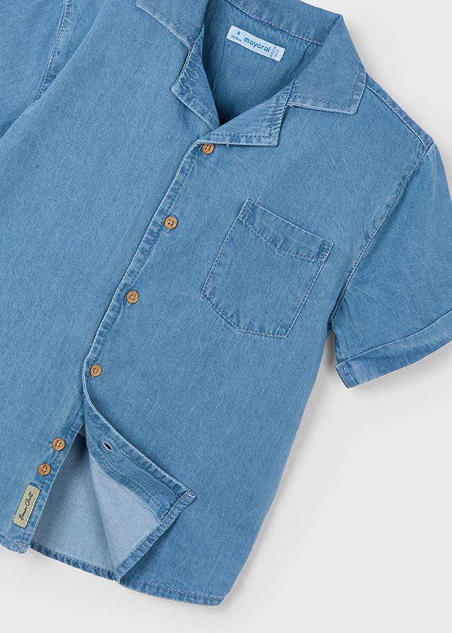 Camicia m/c denim