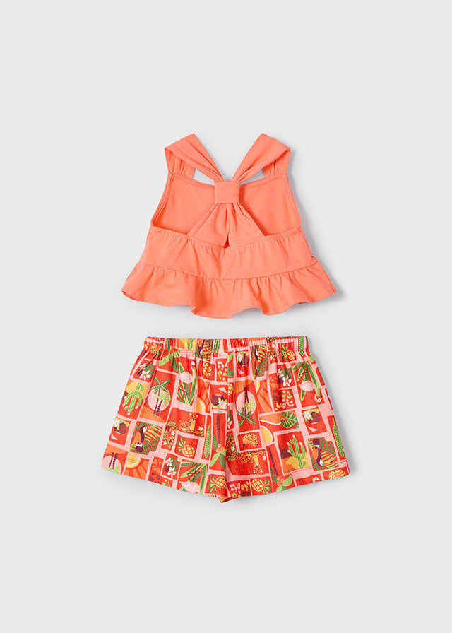 Completo short crepe