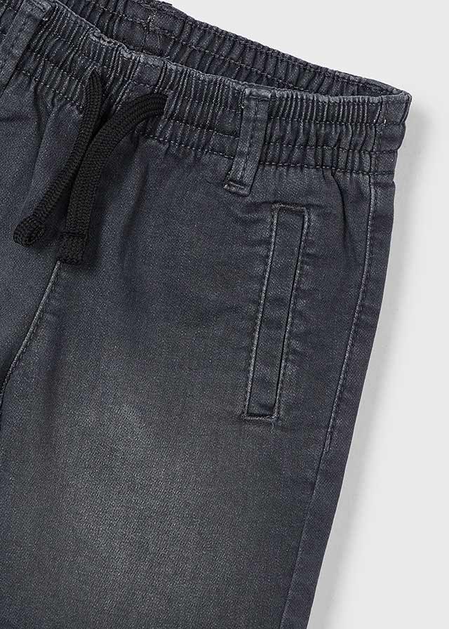 Bermuda soft denim jogger