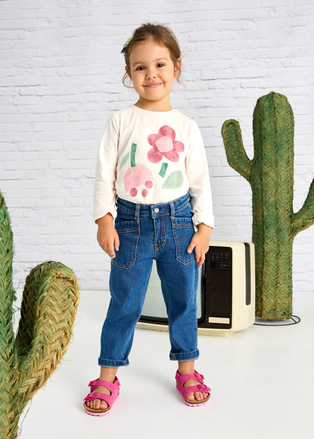 Jeans lungo mom fit