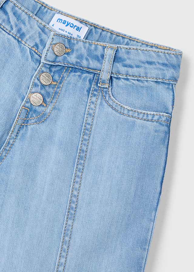 Jeans lungo denim fluido