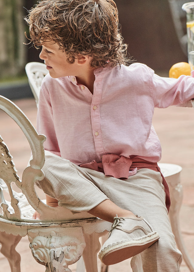 Pantalone lino elegante