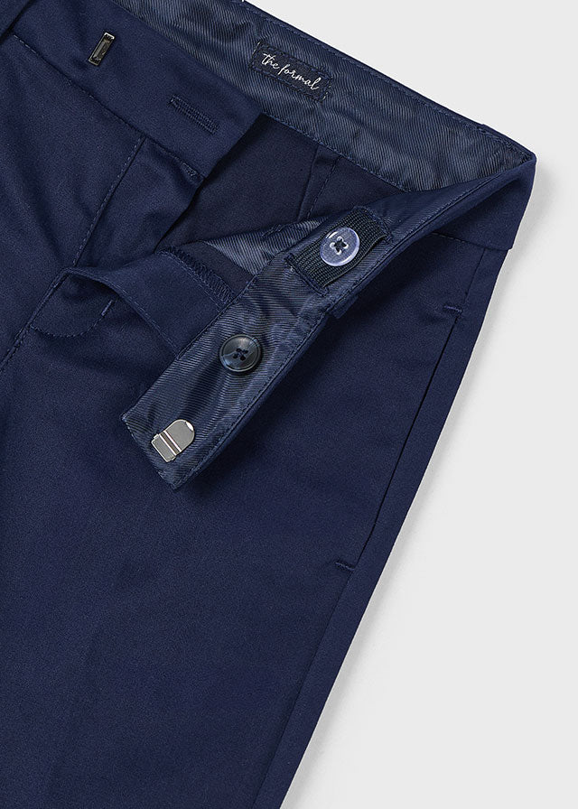 Pantalone tasche a filo slim suiting