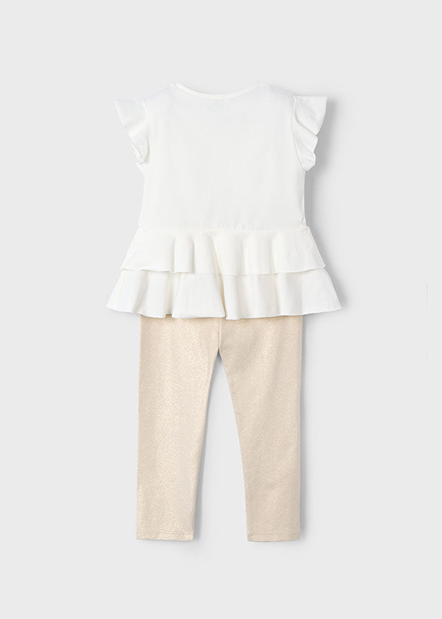 Completo leggings cavigli blotch