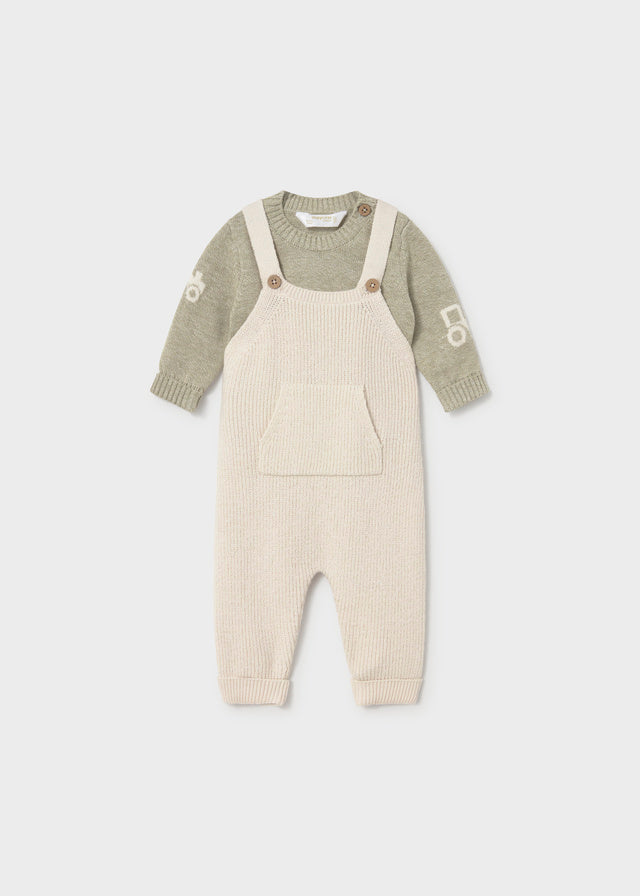 Compl.salopette tricot