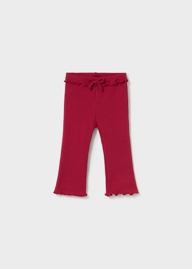 Leggings flare costine