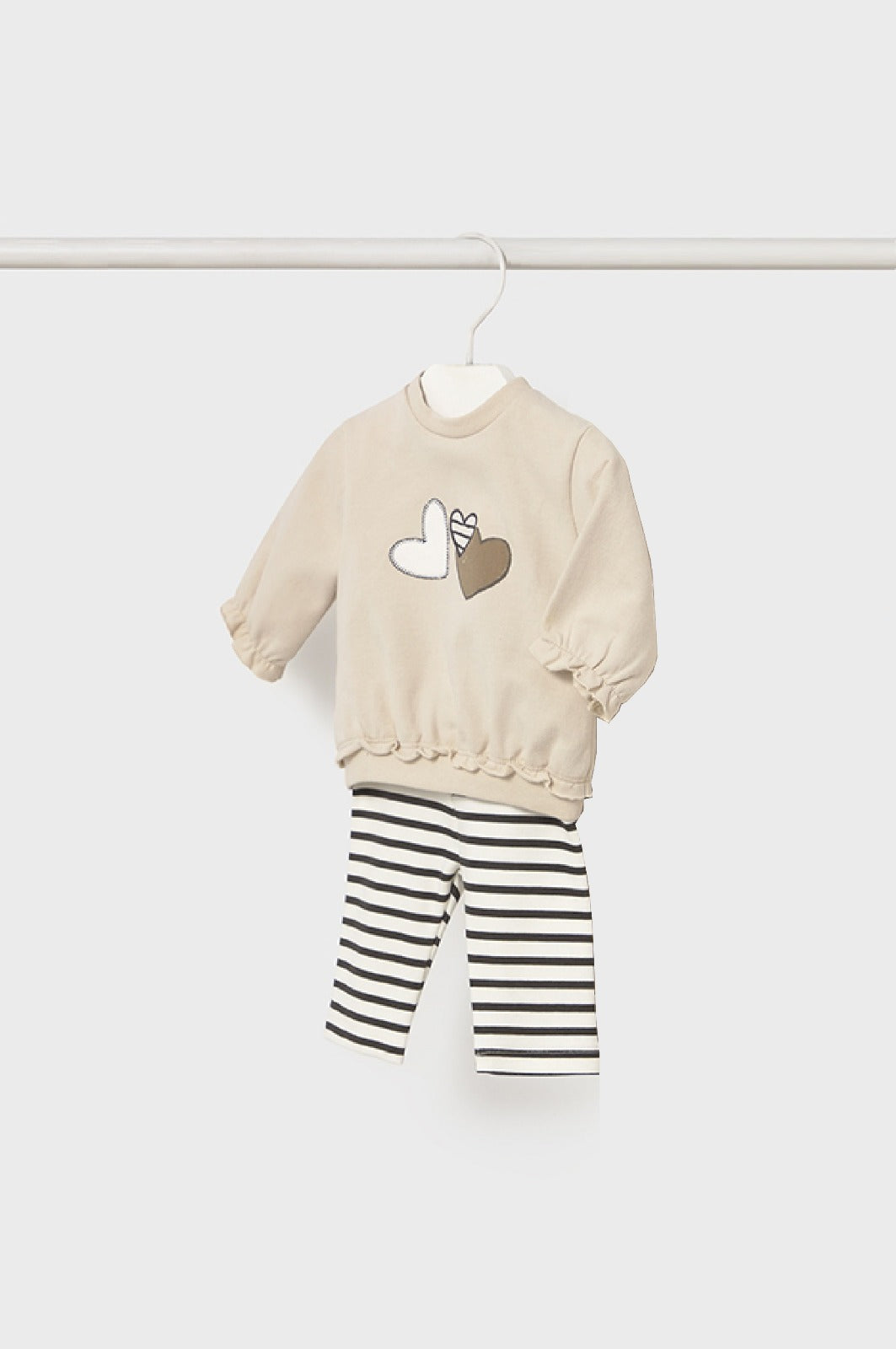 Compl. con leggings a righe