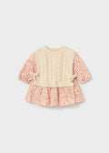 Vestito con gilet tricot