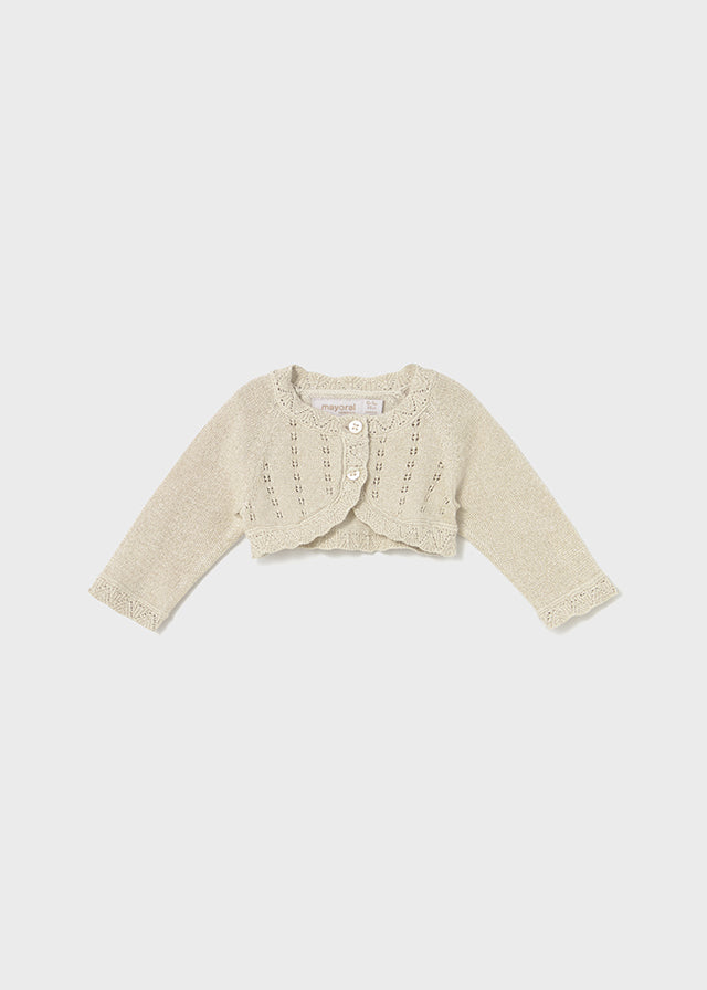 Cardigan corto maglia basico