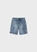 Super bermuda denim cargo