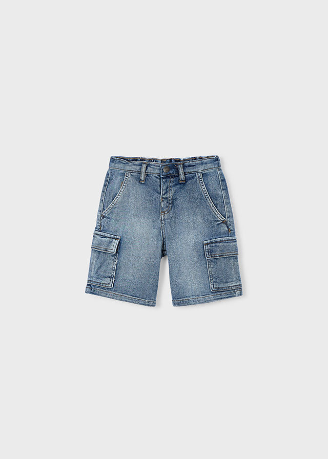 Super bermuda denim cargo