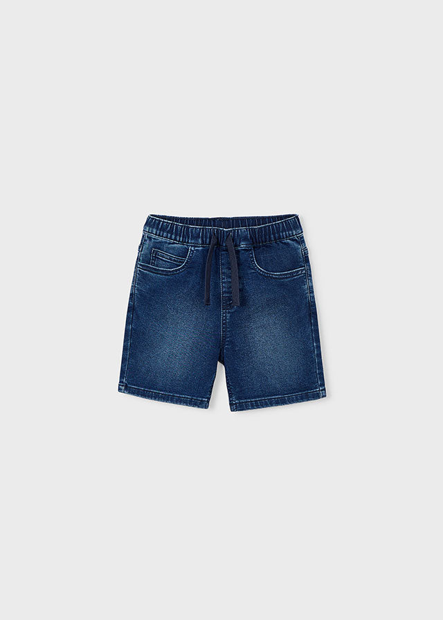 Bermuda soft denim jogger