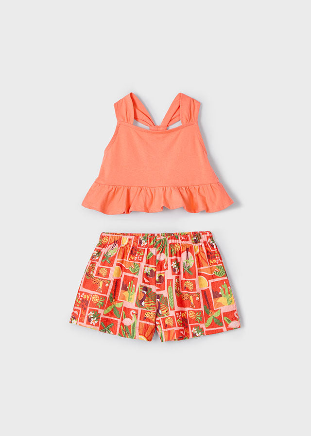 Completo short crepe