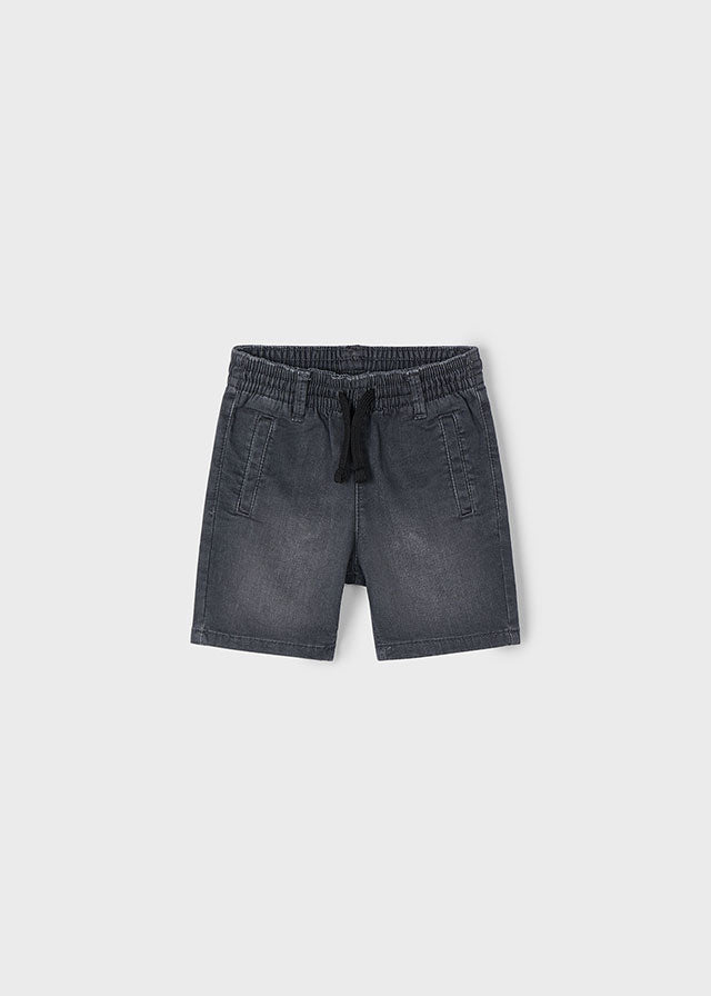 Bermuda soft denim jogger