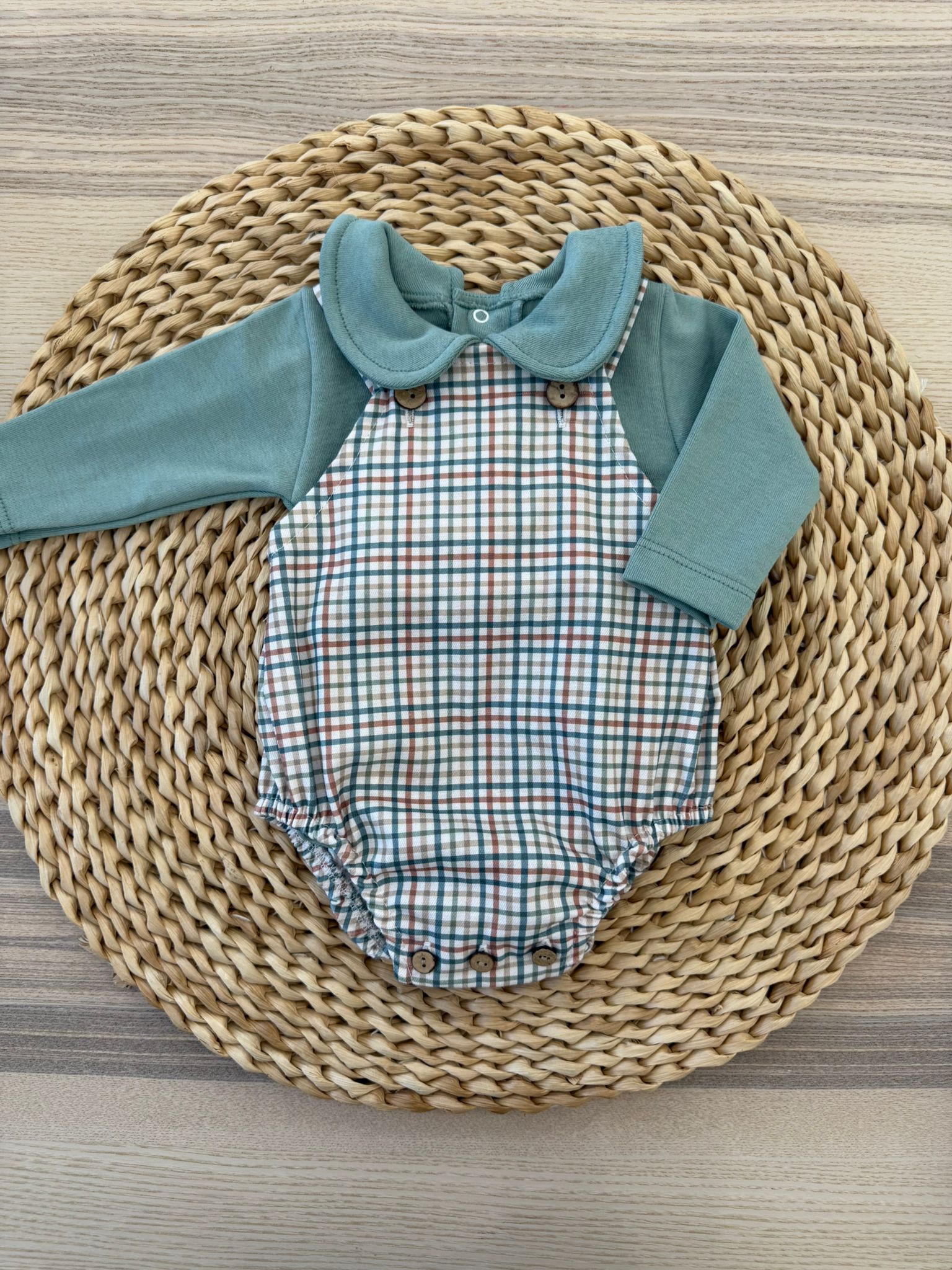 Salopette vichy