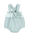 Salopette BUNDI + Bodyb m/c con vollant