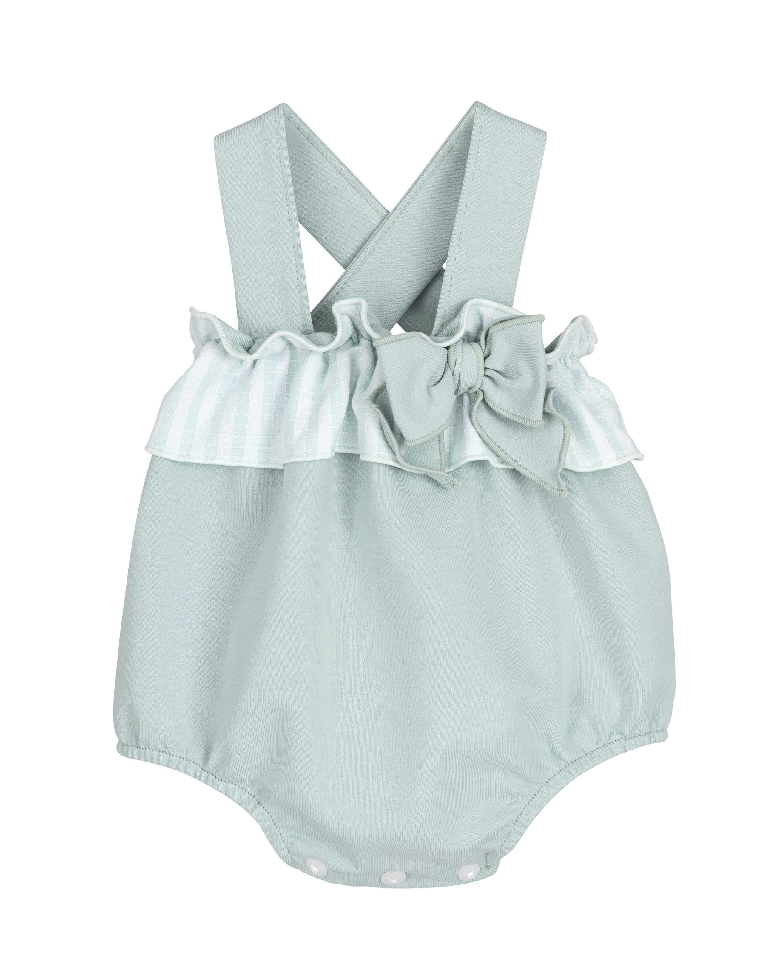 Salopette BUNDI + Bodyb m/c con vollant