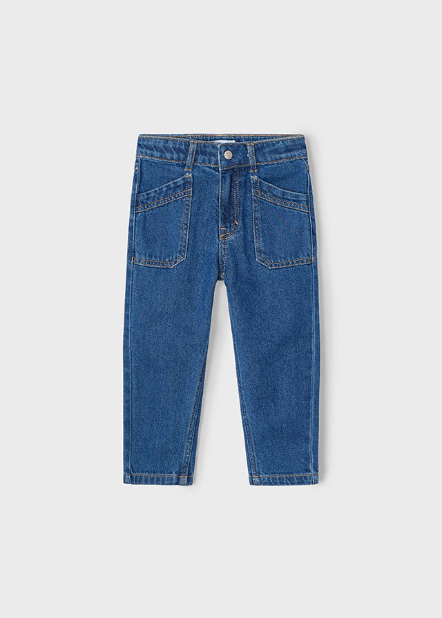 Jeans lungo mom fit