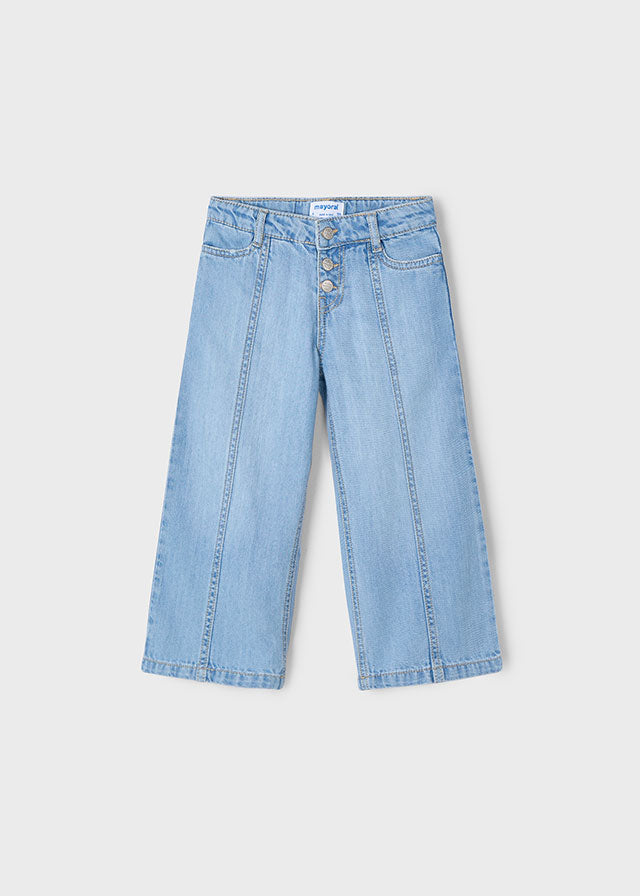 Jeans lungo denim fluido
