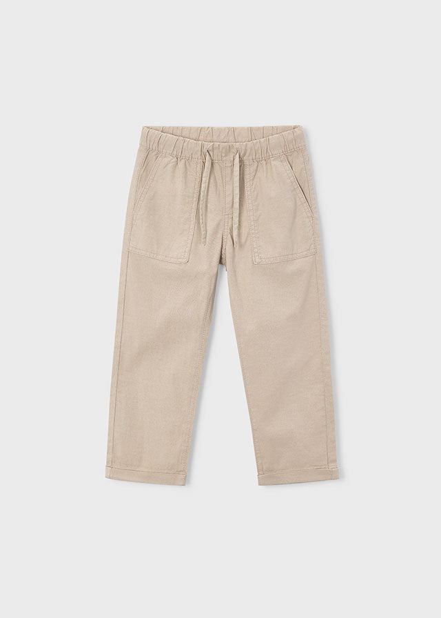Pantalone jogger lino