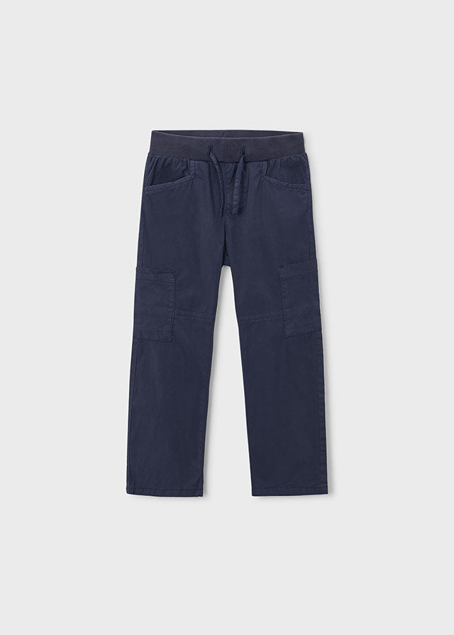 Pantalone cargo con patente