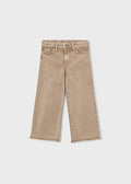 Pantalone twill wide leg