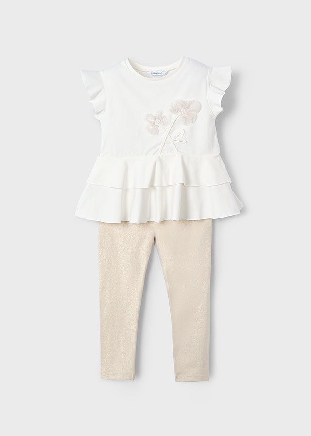 Completo leggings cavigli blotch