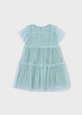 vestito tulle plumetis