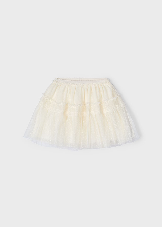Gonna tulle plumetis