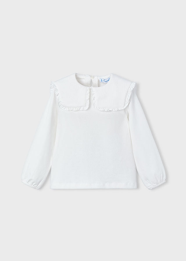 Blusa collo volant