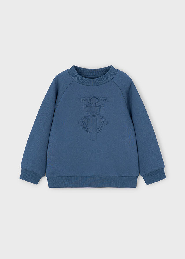 Pullover embossed