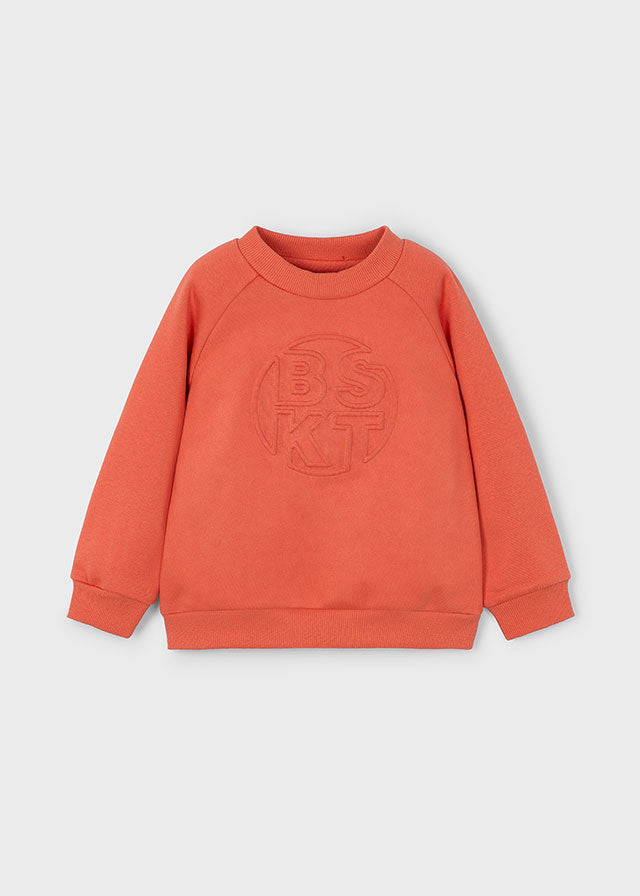 Pullover embossed