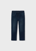 Pantalone soft denim jogger