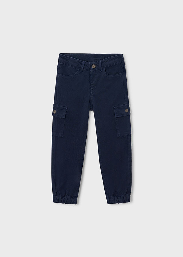 Pantalone cargo struttura