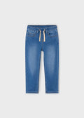 Pantalone soft denim jogger