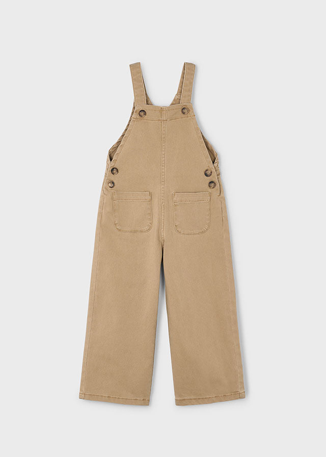 Salopette twill delavè