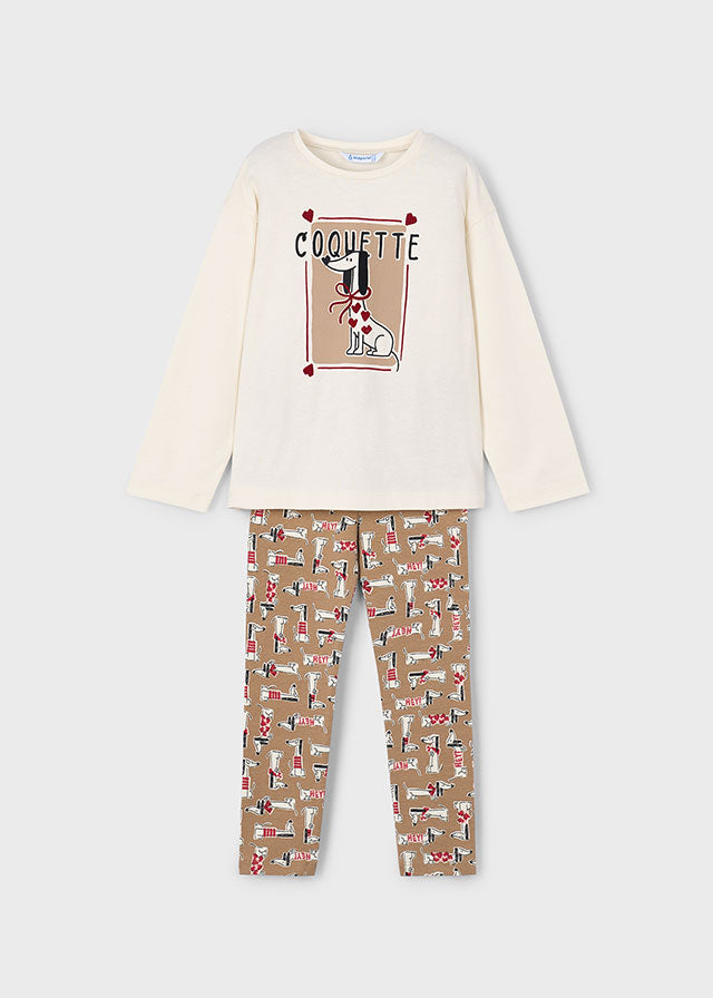 Comp.leggings stampato