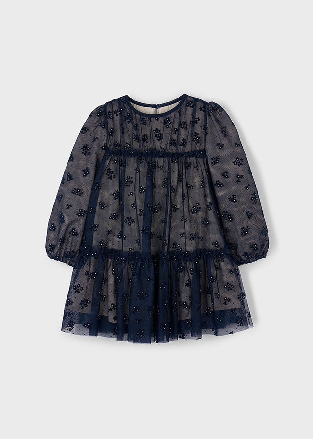 Vestito tulle fantasia
