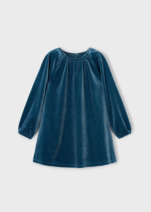 Vestito velluto luminoso