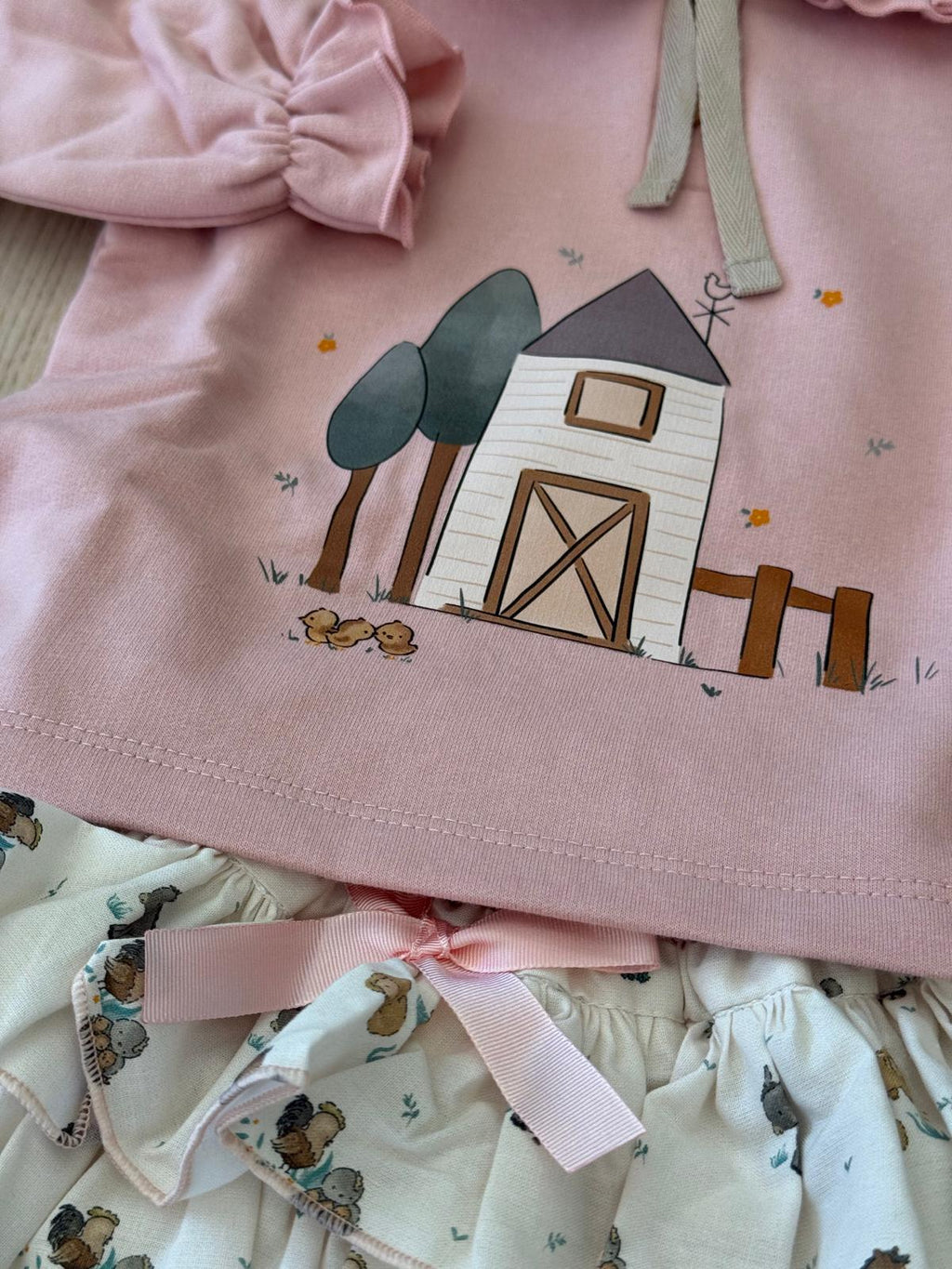 Compl.con culotte e felpa fattoria